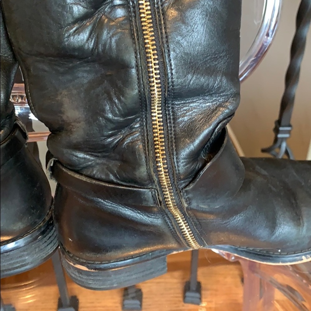 Michael Kors Black & Brown Boots - Picture 5 of 9